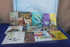 lot 219 image: TOTAL OF 13 VINTAGE WALT DISNEY VINYL RECORD ALBUMS  SEE PICS&nbsp
