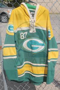 lot 35 image: NFL&nbsp PLAYERS&nbsp GREENBAY NELSON #87&nbsp COTTON HOODIE ,SIZE XXXL