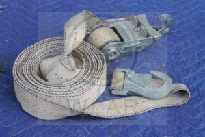 lot 40 image: HEAVY DUTY SLING CARGO RATCHET TIE DOWN STRAP&nbsp WITH HOOK&nbsp