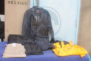 lot 43 image: WOMENS DICKIE LOT CLOTHING , PANTS , OVERALLS , SHIRT, DENIM BLAZER JACKET  SEE PICS&nbsp
