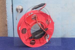 lot 50 image: HUSKY 50FT MEDIUM DUTY EXTENSION CORD WITH PLASTIC CORD&nbsp REEL&nbsp