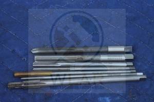 lot 158 image: TOTAL OF 7 ASSORTED BRAND SIZE HSS TAPS CUTTING TOOLS  SEE PICS&nbsp