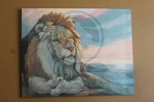 lot 5 image: THE WISDOM OF SOLOMON  EXCLUSIVE LIMITED EDITION&nbsp CANVAS WALL ARTWORK SIGNED CLANCY CHERRY AND NUMBERED 266500&nbsp , 31H X 39W&nbsp  SEE PICS&nbsp