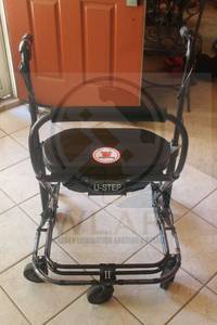 lot 33 image: &nbspU-STEP NEURO WALKING STABILIZER WALKER WITH LASER CUEING AUDIO ROLLATOR AID BRAKES  SEE PICS&nbsp