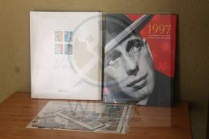 lot 48 image: &nbsp1997&nbsp COMMEMORATIVE STAMP COLLECTION YEAR BOOK&nbsp No.8997 WITH SEALED PACK OF STAMPS  SEE PICS&nbsp