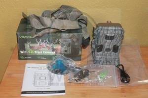 lot 65 image: VIDVIS WIFI&nbsp 4K TRAIL&nbsp CAMERA WITH ACCESSORIES IN ORIGINAL BOX&nbsp