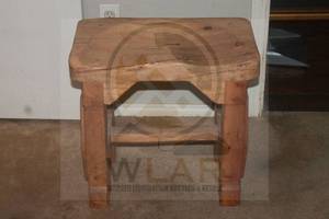 lot 75 image: NATURAL&nbsp BROWN SOLID WOOD TRACTOR SEAT BENCH RANCH FARMHOUSE&nbsp DECOR , 20W X 11.5  D X 18 H&nbsp