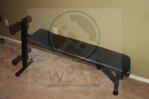 lot 78 image: PROSPORT BLACK&nbsp ADJUSTABLE SIT-UP BENCH&nbsp