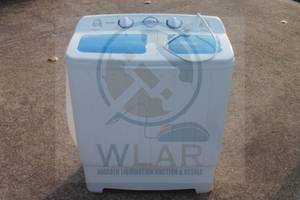 lot 115 image: COSTWAY PORTABLE&nbsp TWIN TUB WASHING MACHINE , WASHSPIN&nbsp