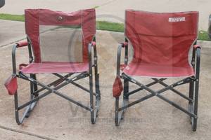 lot 129 image: TOTAL OF 2 GCI OUTDOOR FREESTYLE ROCKER PORTABLE ROCKER CHAIRS&nbsp