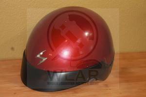 lot 140 image: SCORPION EXO-100 HALF-SHELL MOTORCYCLE&nbsp HELMET SIZE M&nbsp