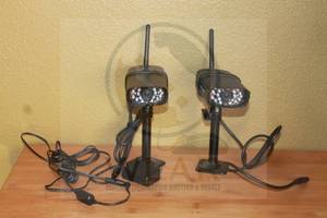 lot 190 image: TOTAL OF 2 UNIDEN GUARDIAN G755 WIRELESS VIDEO SURVEILLANCE SYSTEM&nbsp WATERPROOF CAMERAS  SEE PICS&nbsp