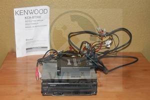 lot 215 image: KENWOOD KVT 516 CAR STEREO HEAD UNIT WITH KENWOOD BLUETOOTH UNIT KCA-BT300 AND MANUAL&nbsp