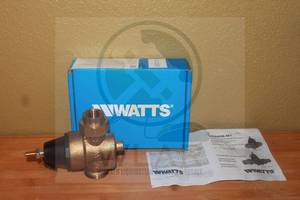 lot 217 image: NEW WATTS 34 WATER PRESSURE REDUCING VALVE LFN45BM1-U WITH MANUAL IN ORIGINAL BOX&nbsp