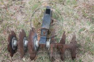 lot 236 image: ATVUTV DISC HARROW PLOW&nbsp FARM IMPLEMENT TILLAGE TOOL  SEE PICS&nbsp
