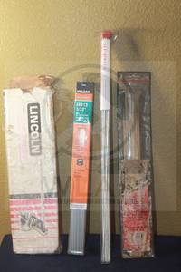 lot 245 image: LOT OF ASSORTED BRAND WELDING ELECTRODES  SEE PICS&nbsp