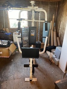 lot 335 image: WEIDER PRO 265 STANDARD WEIGHT BENCH HOME GYM SYSTEM ALL IN ONE WORKOUT STATION  SEE PICS  BRING HELP&nbsp