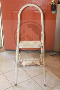 lot 272 image: TWO - STEP FOLDING STEP STOOL&nbsp 39H&nbsp