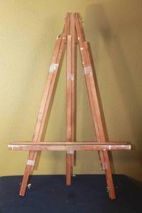 lot 296 image: &nbsp29 TALL&nbsp A-FRAME WOOD EASEL&nbsp