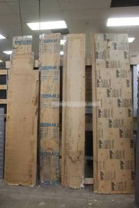 lot 13 image: TOTAL OF 12&nbsp ASSORTED BRAND HEAVY - DUTY PLEXIGLASS&nbsp 6FT - 10FT&nbsp TALL ,&nbsp  SEE PICS&nbsp
