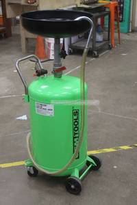 lot 15 image: OEMTOOLS 87042 PORTABLE 18-GALLON OIL LIFT DRAIN&nbsp WITH MANUAL&nbsp