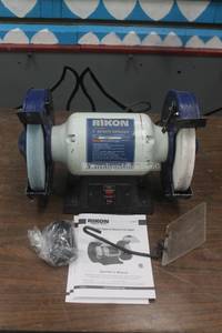 lot 61 image: RIKON 8 LOW SPEED BENCH GRINDER, 80-805 WITH MANUAL&nbsp
