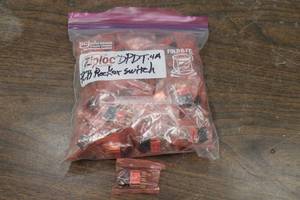 lot 158 image: GENEROUS AMOUNT TYCO IP67 PCB ROCKER SWITCH DPDT .4VA&nbsp MAX PCB ROCKER SWITCH&nbsp  SEE&nbsp PICS&nbsp