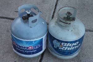 lot 6 image: TOTAL OF 2 EMPTY PROPANE TANKS&nbsp