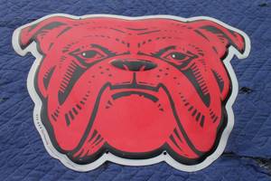 lot 56 image: VINTAGE&nbsp RED DOG BEER ULTRA RARE HTF&nbsp METAL BREWERY BREWING MAN CAVE&nbsp SIGN 20&nbsp