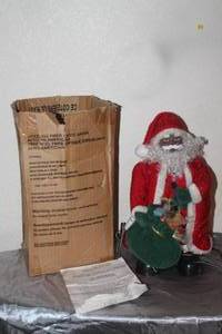 lot 89 image: DAZZLING FIBER OPTIC AFRICAN AMERICAN SANTA F321171-AA&nbsp