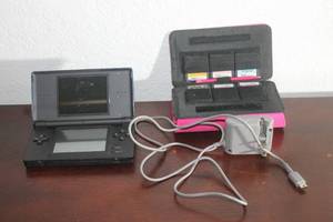 lot 38 image: NINTENDO DS LITE USG-001 WITH 6 GAMES ,POWER SUPPLY AND CARRY CASE  SEE PICS&nbsp