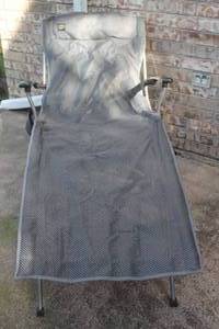 lot 109 image: LEWIS &amp CLARK FOLD &amp GO OVERSIZED LOUNGE&nbsp GREY CHAIR ,L1500MC WITH CARRY BAG&nbsp