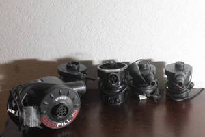 lot 124 image: TOTAL OF 5 ASSORTED BRAND ELECTRIC AIR PUMPS  SEE PICS&nbsp