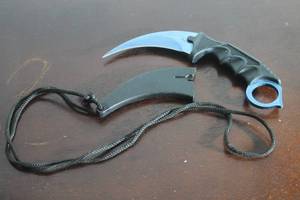 lot 170 image: FALCON FIXED BLADE KNIFE WITH SHEATH&nbsp