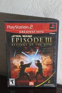 lot 57 image: SONY PLAYSTATION 2 GREATEST HITS STAR WARS EPISODE III REVENGE OF THE SITH&nbsp VIDEO GAME&nbsp