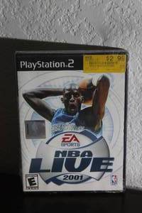 lot 65 image: SONY PLAYSTATION 2 EA SPORTS NBA LIVE 2001 VIDEO GAME&nbsp