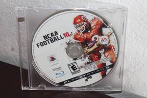 lot 93 image: SONY PLAYSTATION 3 NCAA FOOTBALL 10 VIDEO GAME&nbsp