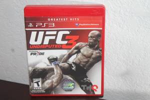 lot 96 image: SONY PLAYSTATION 3 GREATEST HITS UFC 3 UNDISPUTED VIDEO GAME&nbsp
