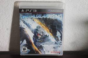 lot 122 image: SONY PLAYSTATION 3 METAL GEAR RISING  REVENGEANCE VIDEO GAME&nbsp