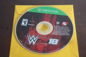 lot 154 image: MICROSOFT XBOX ONE WWE 2K18 VIDEO GAME&nbsp