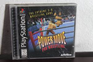 lot 180 image: SONY PLAYSTATION 1 POWER MOVE PRO WRESTLING VIDEO GAME&nbsp