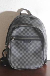 lot 21 image: LOUIS VUITTON JOSH DAMIER GRAPHITE CANVAS&nbsp 16 BACKPACK&nbsp