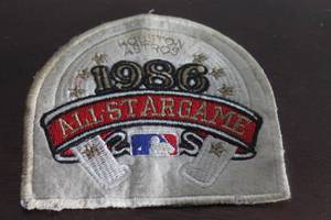 lot 97 image: HOUSTON ASTROS 1986 MLB ALL STAR GAME PATCH , 4&nbsp