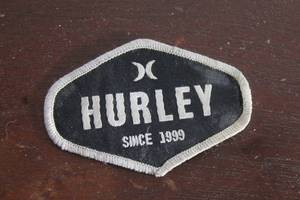 lot 114 image: HURLEY&nbsp 1999 EMBROIDERED LOGO PATCH , 3&nbsp