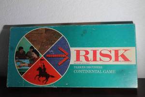 lot 144 image: 1968 PARKER BROTHERS RISK CONTINENTAL GAME IN ORIGINAL BOX  SEE PICS&nbsp