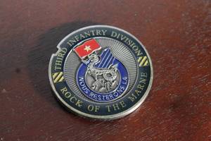lot 192 image: 3RD INFANTRY DIVISION COMMANDING GENERAL  AWARDED TO OUTSTANDING DOG FACE SOLDIER&nbsp