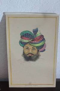 lot 209 image: VINTAGE RAJASHTHNI TURBAN HAND PAINTING ART ON PAPER , 12 X 7 12&nbsp