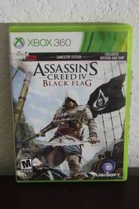 lot 225 image: XBOX 360 ASSASINS CREED IV BLACK FLAG&nbsp ( 2-DISC)&nbsp VIDEO GAME&nbsp
