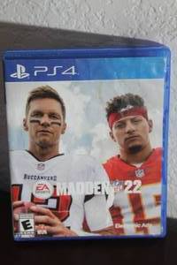 lot 240 image: PLAYSTATION 4 MADDEN EA SPORTS NFL 22 VIDEO GAME&nbsp
