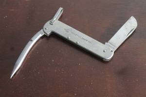 lot 50 image: DAVIS TALO DELUXE RIGGING KNIFE 100% STAINESS STEEL MADE IN JAPAN&nbsp